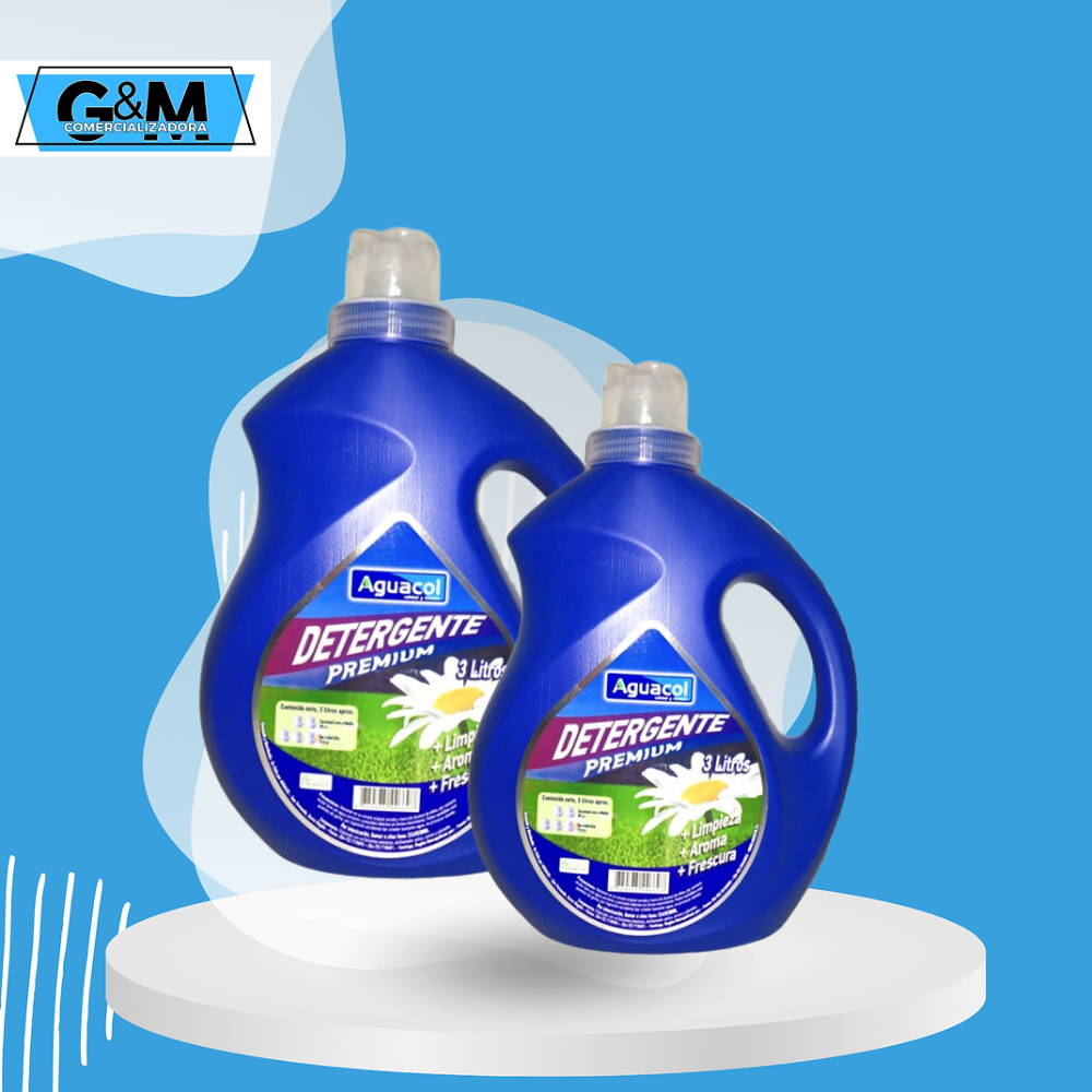 PACK 2 DETERGENTE PREMIUM 6 LTS MARCA AGUACOL