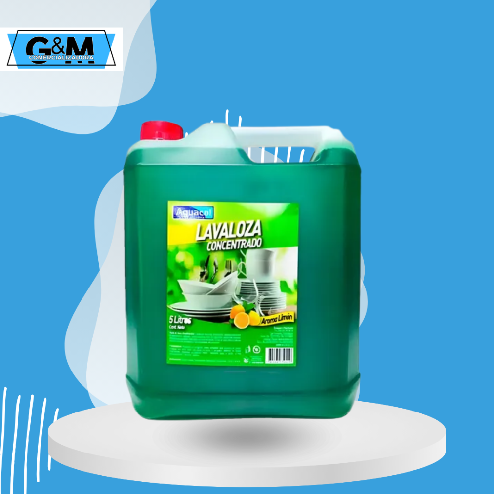 LAVALOZA CONCENTRADO 5 LT MARCA AGUACOL