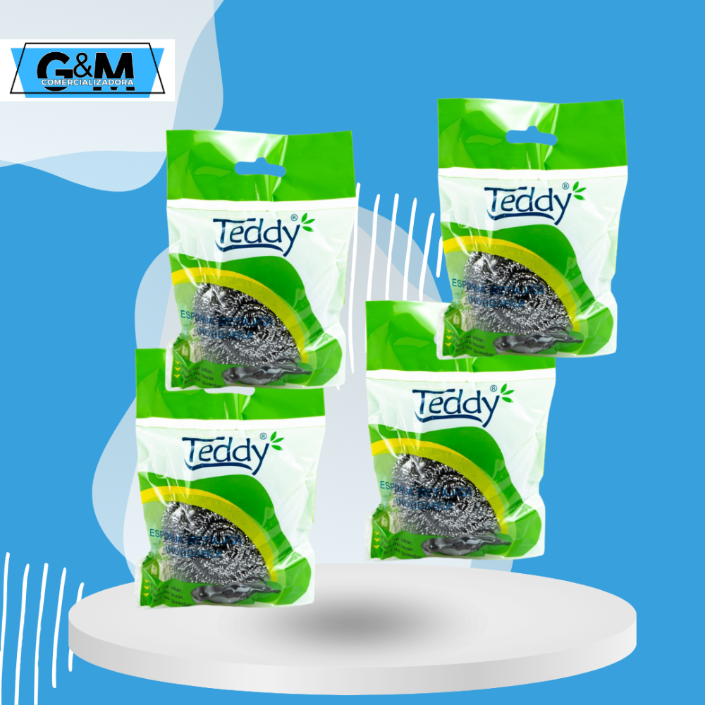PACK 4 VIRUTILLA METAL GRIS