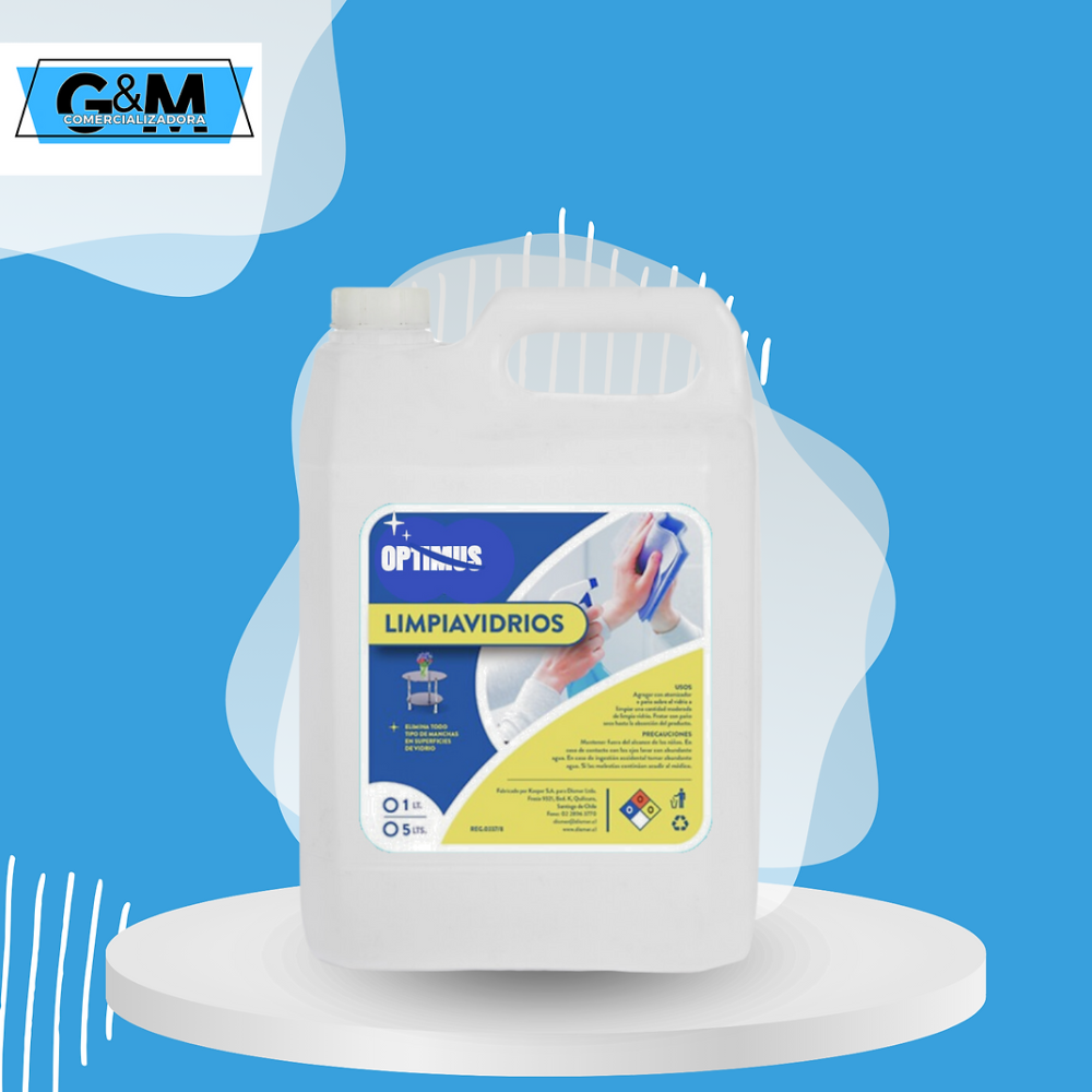 LIMPIA VIDRIOS MARCA OPTIMUS 5 LT