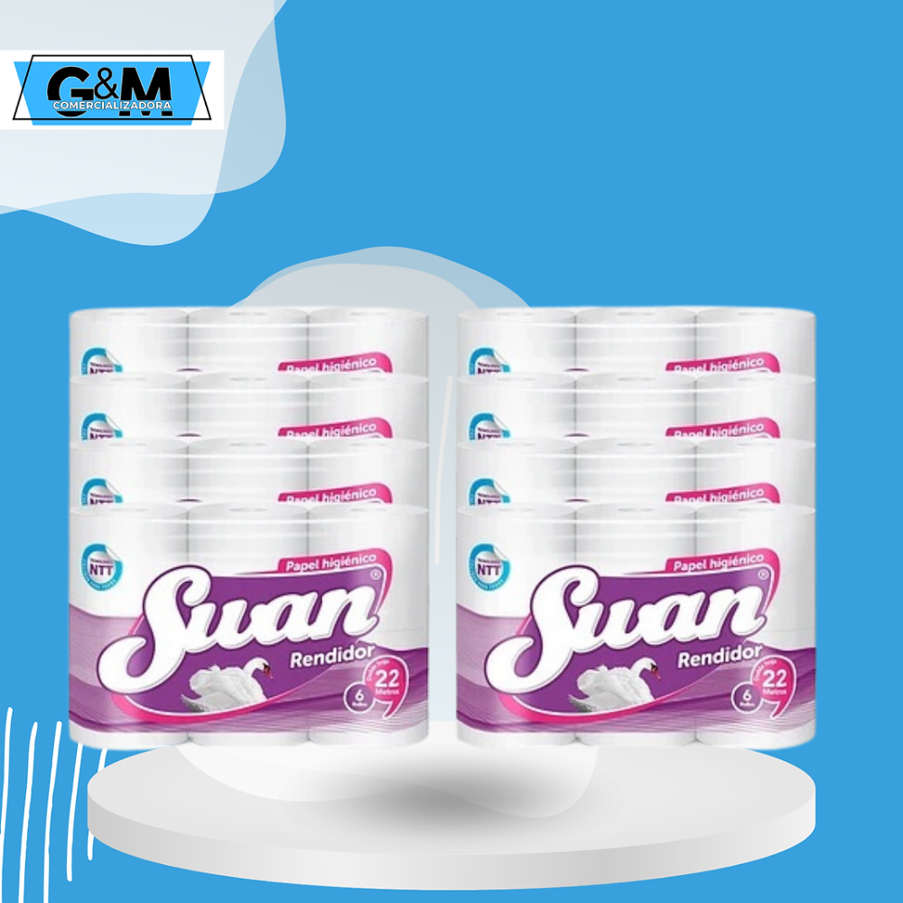 MANGA PAPEL HIGIENICO MARCA SWAN 22 MT X 48 UN.