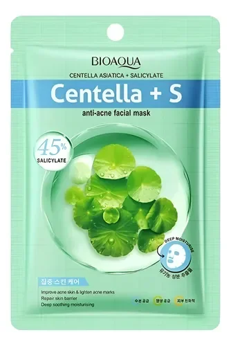 Mascarilla Facial Bioaqua Centella Asiatica Salicyl