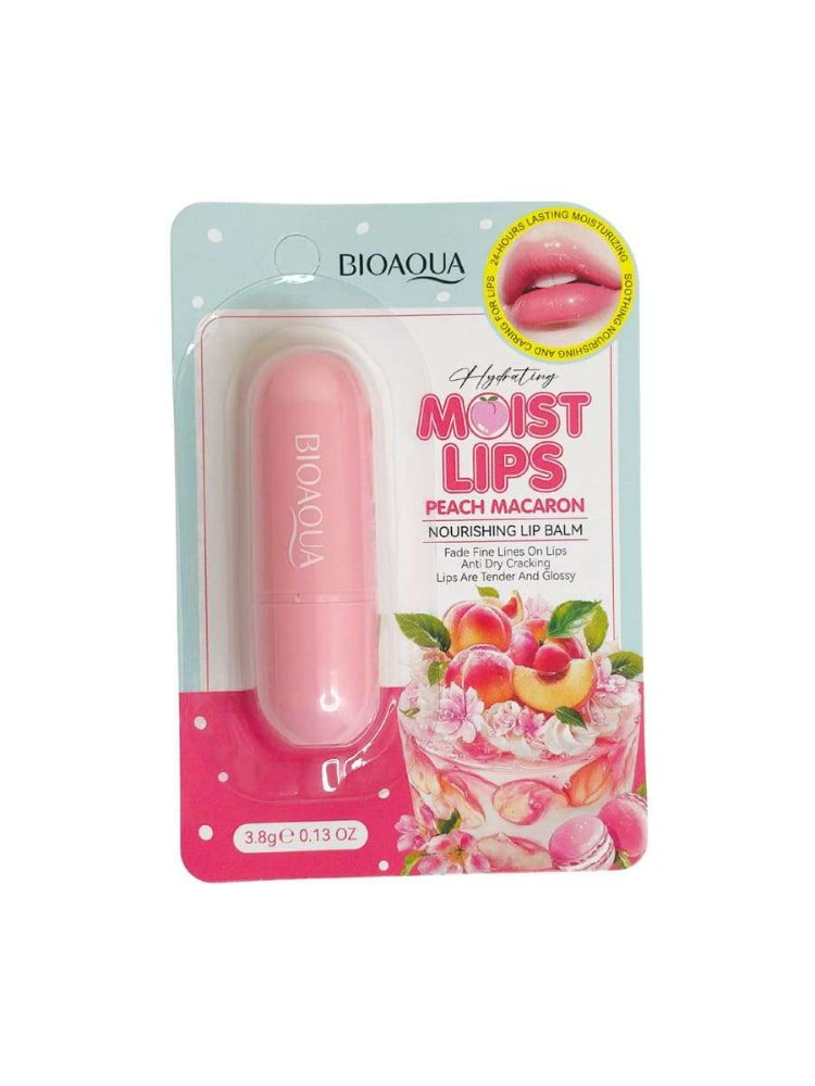 Bálsamo de labios moist lips durazno Bioaqua