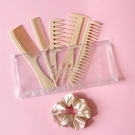 SET DE PEINETAS MILAGROS + SCRUNCHIE
