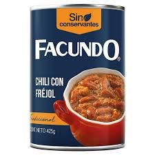 FREJOL CON CHILI EN LATA