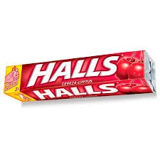 HALLS ROJO BARRA
