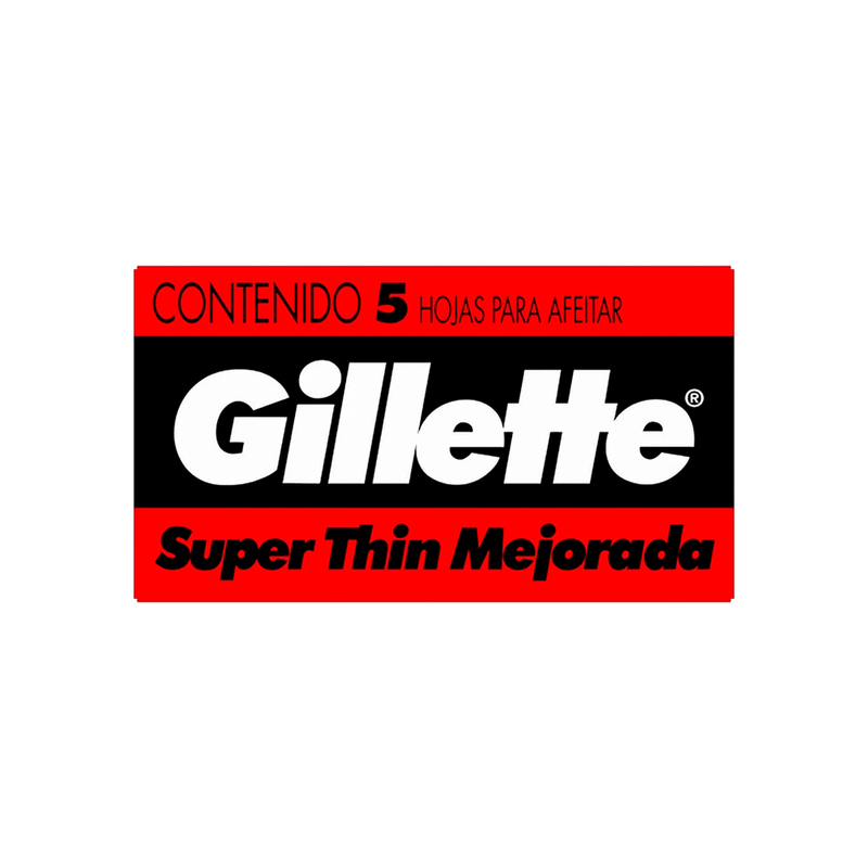 CAJA HOJAS GILLETTE
