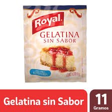 GELATINA SIN SABOR