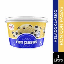 HELADO  RON PASAS 1 LITRO