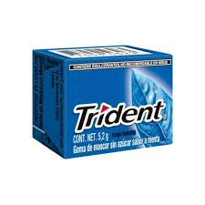 TRIDENT MENTA, PAQUETE (4 CHICLES)