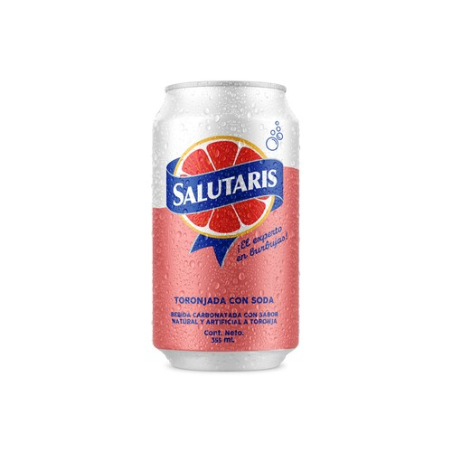 Bebida Salutaris Sabor Toronja Lata 355mL