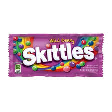 SKITTLES WILD BERRY, (MORADO), BOLSA 61.5GR