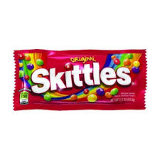 SKITTLES WILD ORIGINAL, (ROJO), BOLSA 61.5GR