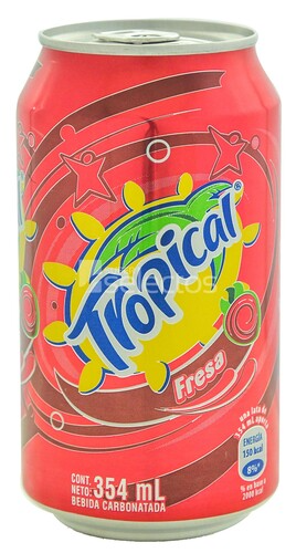 Gaseosa Tropical Fresa 354ML Lata