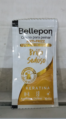 CREMA PARA PEINAR BELLEPON ANTI FRIZZ, BRILLO SEDOSO10ML