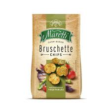BRUSCHETTE CHIPS MEDITERRANEAN VEGETABLES, 70GR