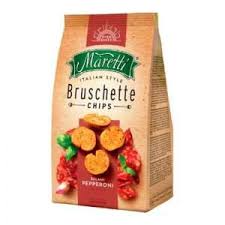 BRUSCHETTE CHIPS TOMATE ACEITUNAS Y OREGANO, 70GR