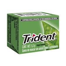 TRIDENT HIERBA BUENA, PAQUETE (4 CHICLES)