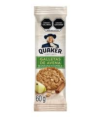 GALLETA DE AVENA MANZANA Y CANELA, QUAKER, 38GR