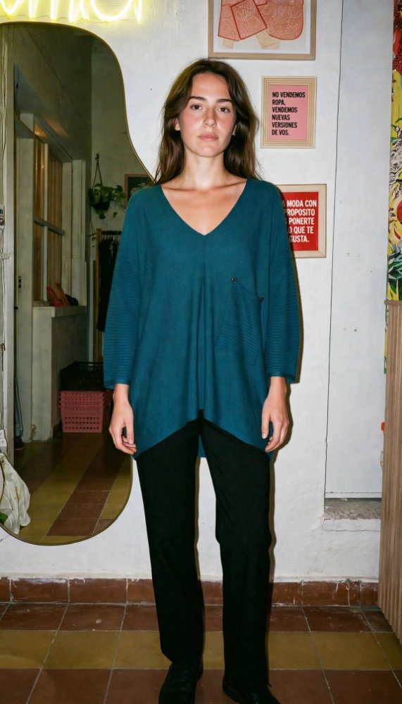 Kerisma sweater verde azulado