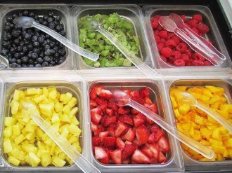 topping fruta