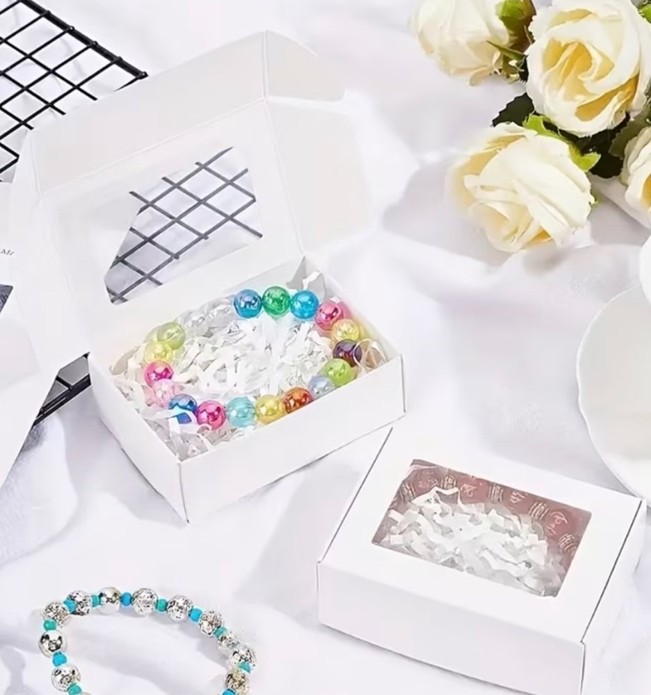 Mini Clear Window Box (White Color)