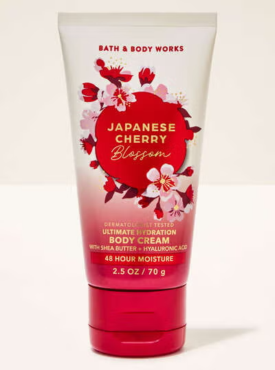 Travel Size Body Cream Japanese Cherry Blossom