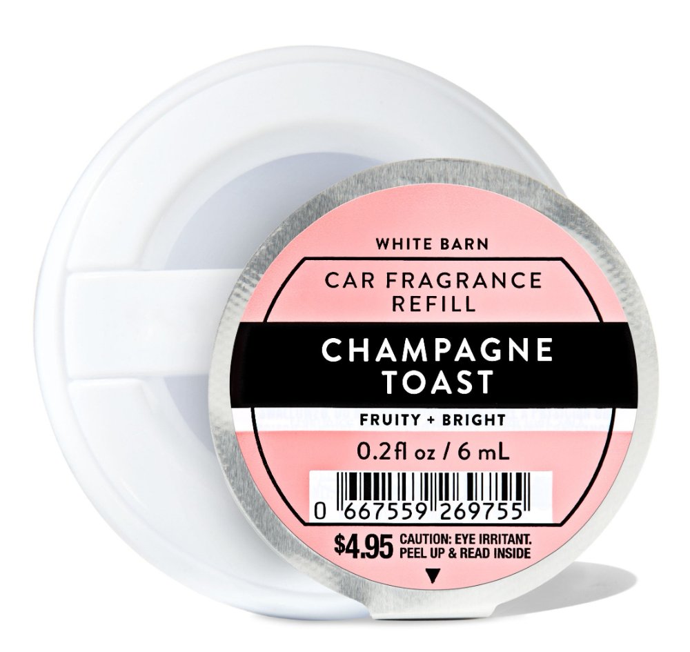 Car fragrance refill Champagne Toast
