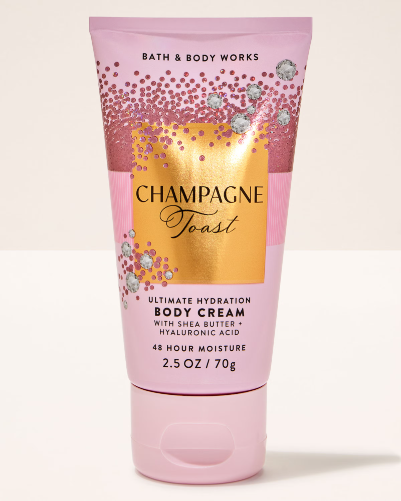 Travel Size Body Cream Champagne Toast