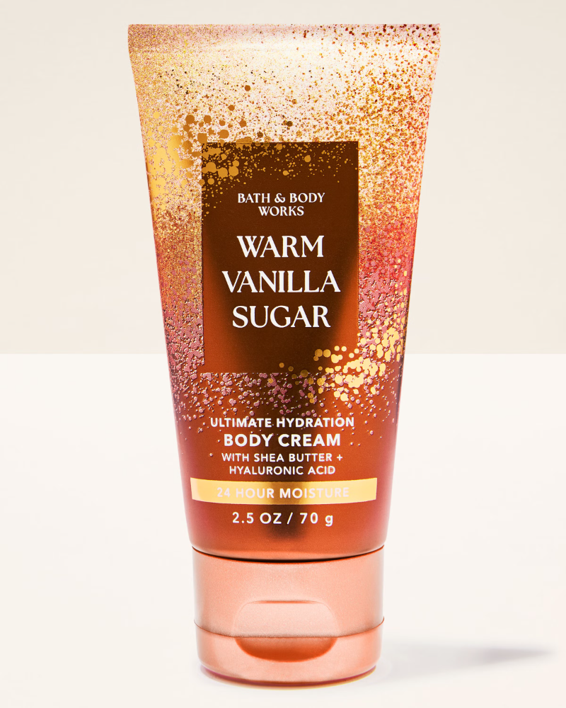 Travel Size Body Cream Warm Vanilla Sugar