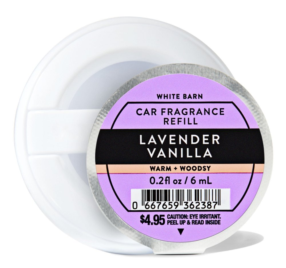 Car fragrance refill Lavender Vanilla