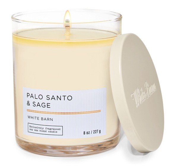 Single wick candle Palo Santo & Sage