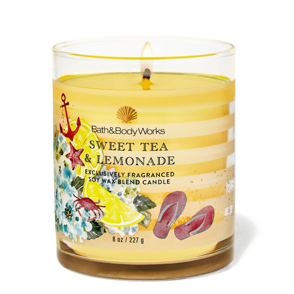 Single wick candle Sweet Tea & Lemonade
