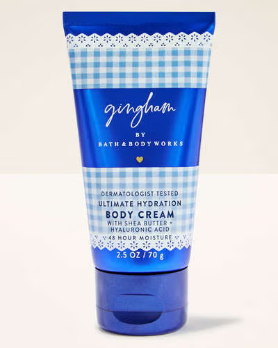 Travel Size Body Cream Gingham