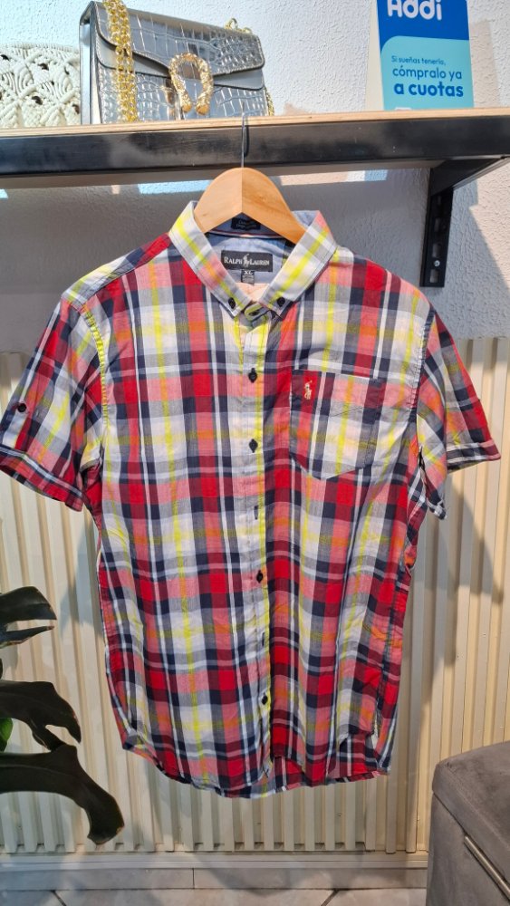 Camisa manga corta caballero