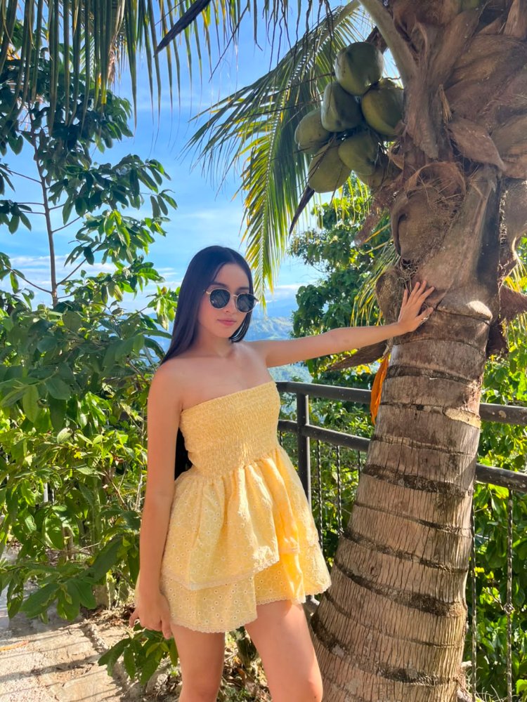 Vestido Sara Ojalillo enresortado