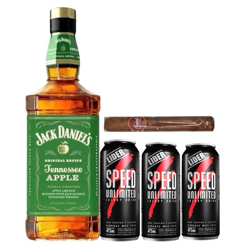 JACK DANIELS 1L + 3 SPEED XL + HABANO