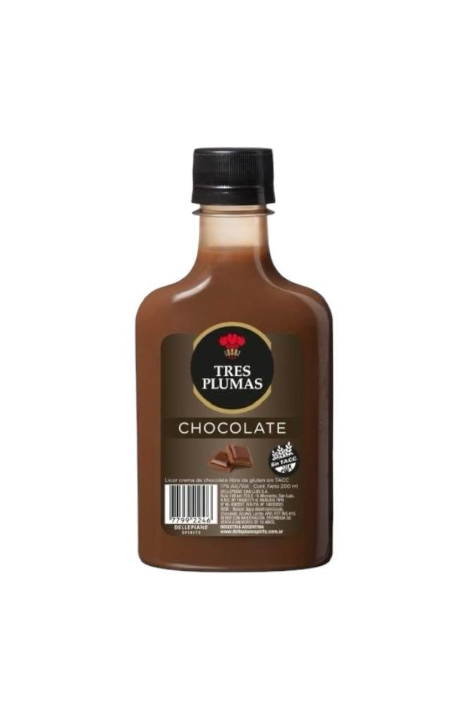 TRES PLUMAS CHOCOLATE 200 ML