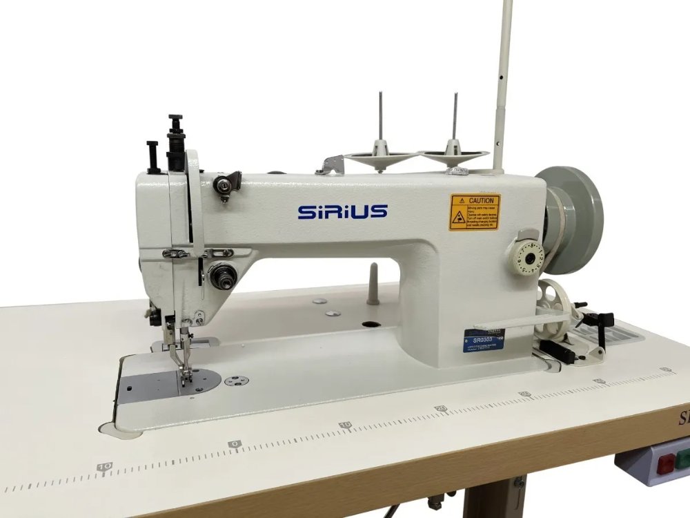 SR0303CX MÁQUINA RECTA ARRASTRE COMBINADO TRABAJO PESADO MOTOR SERVO EXTERNO