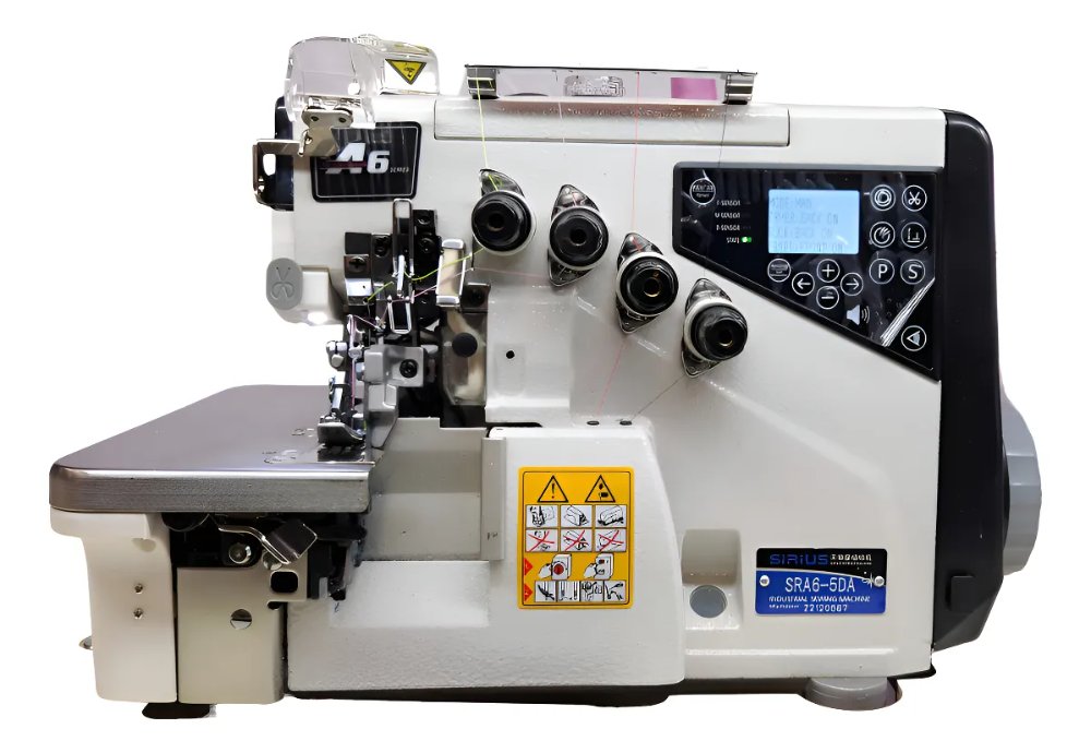 SRA6-5DA MÁQUINA OVERLOCK ELECTRONICA 5 HILOS
