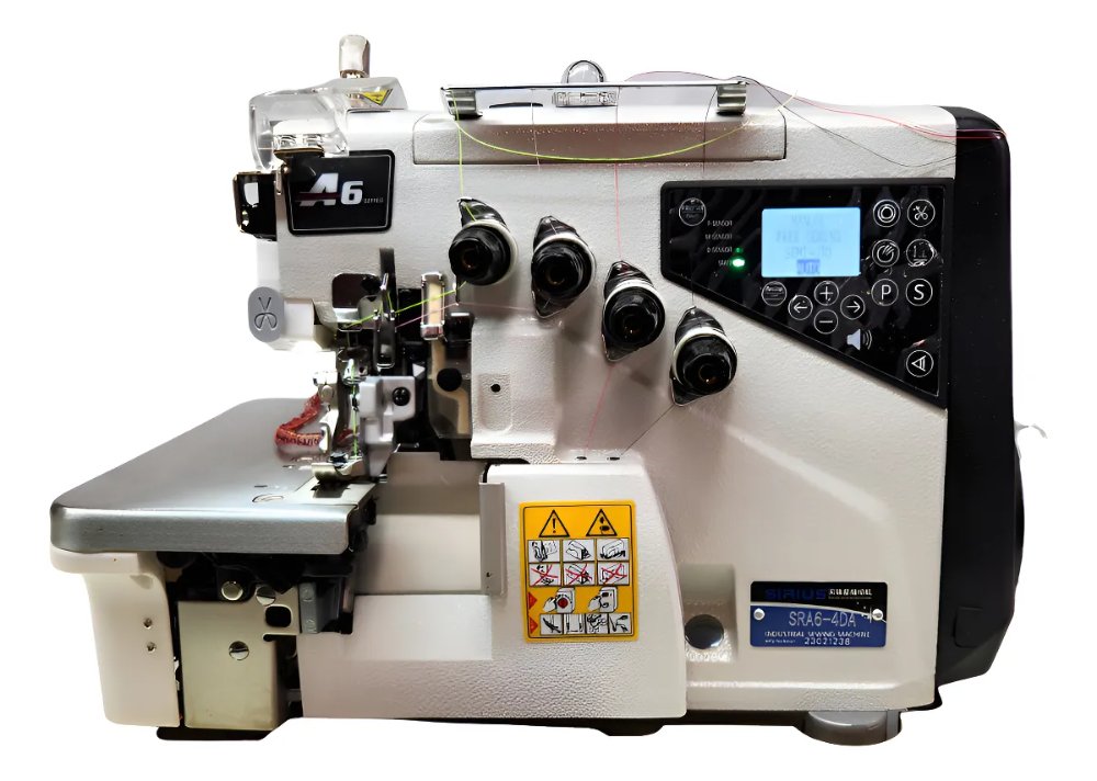 SRA6-4DA MÁQUINA OVERLOCK ELECTRONICA 4 HILOS