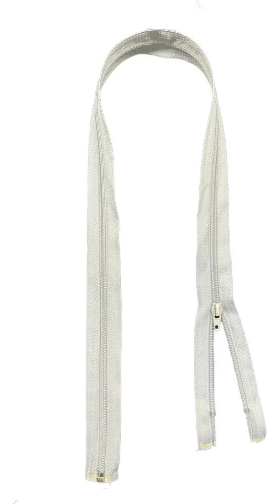 CIERRE NYLON GRIS CLARO 75 CM