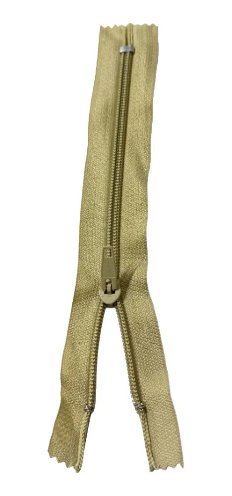 CIERRE NYLON CAQUI 12 CM
