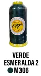 M306 HILO DE BORDADO VERDE ESMERALDA 2