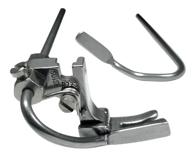 G186: PIE PESPUNTE DOBLE GUÍA (P723)(S521)