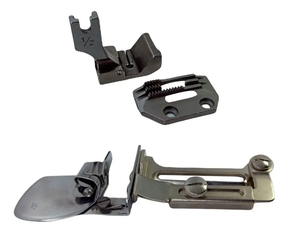G344: FOLDER BASTILLA MÁQUINA RECTA CON PIE DE 1/2" (12204)