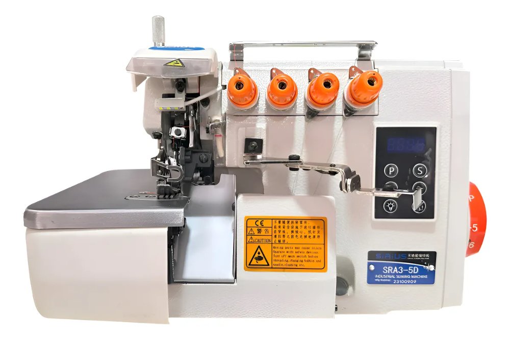 SRA3-5D MÁQUINA OVERLOCK 5 HILOS MOTOR SERVO INTEGRADO