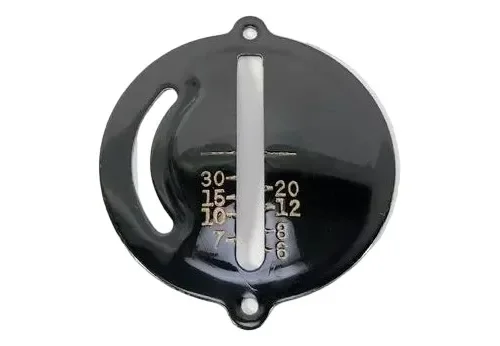 G465: PLACA INDICADORA DE REGULADOR PARA LONGITUD DE PUNTADA (HA1-54)