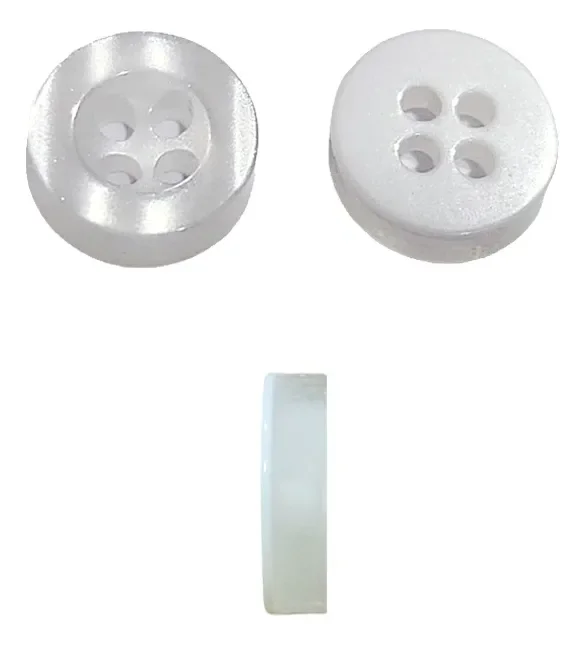 ALM13: BOTÓN CAMISERO BLANCO 18L