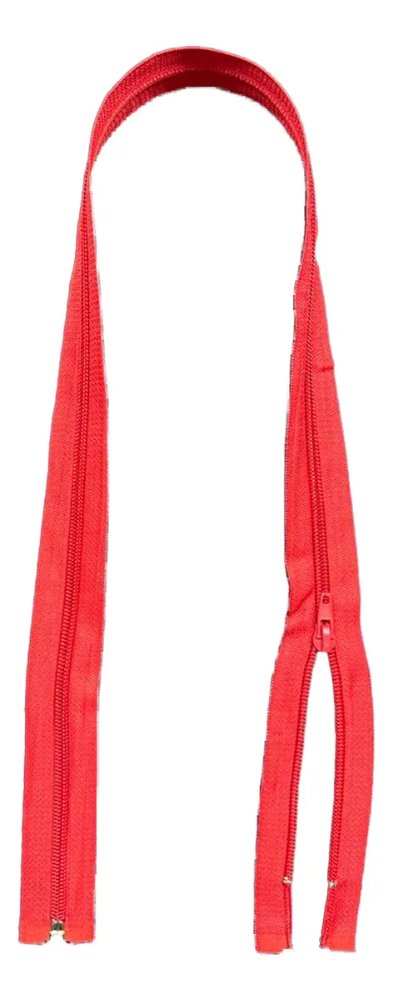 CIERRE NYLON ROJO 75 CM